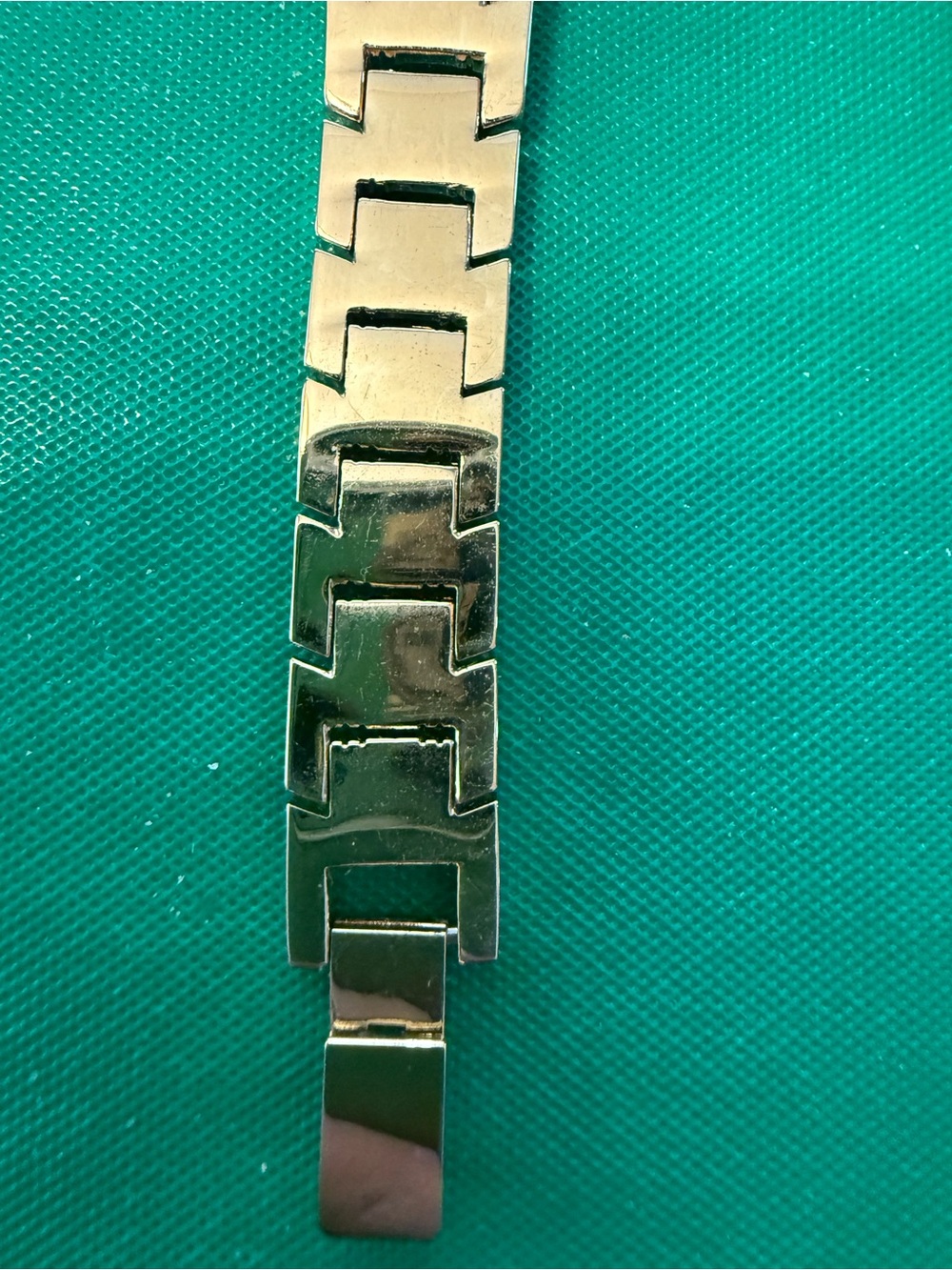 Victoria Wieck Gold-Tone Crystal Oval Mother-of-Pearl Bracelet Watch - Picture 6 of 7